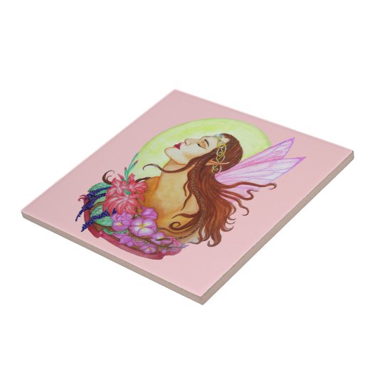 Carreau Fée de fleurs (Côté)