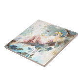 Carreau Fée rose des papillons (Côté)