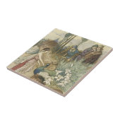 Carreau Féerie de paon (Côté)