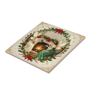 Carreau Fées victoriennes esprit de Noël