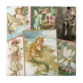 Carreau Fées vintages et sirènes (Devant)