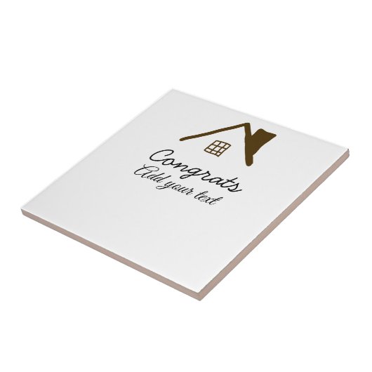 Carreau Félicitations nouveau propriétaire immobilier inau (Côté)