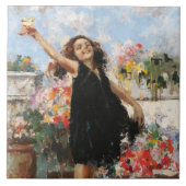 Carreau Félicitations Toast (par Vincenzo Irolli) (Devant)