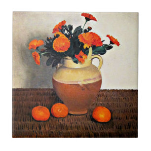 Carreau Felix Vallotton, Marigolds et Tangerines