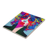 Carreau Femme Abstraite (Côté)