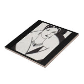 Carreau Femme art déco 1928 (Côté)