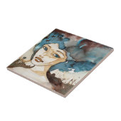 Carreau Femme bleue (Côté)