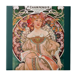 Carreau Femme Champagne - F. Champenois Imprimeur