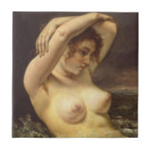 Carreau Femme dans les vagues (Devant)