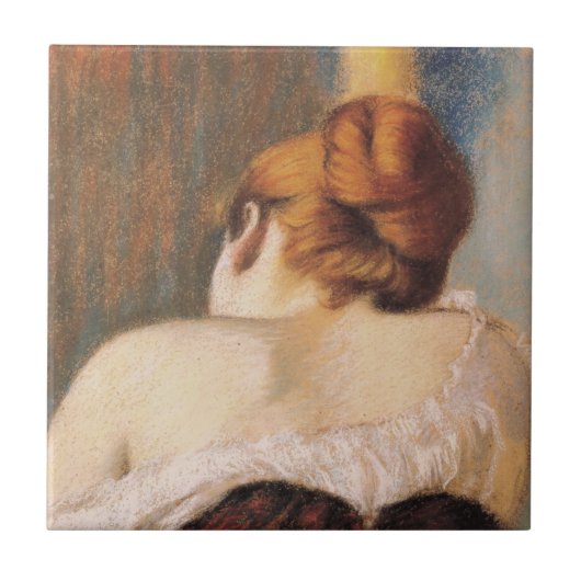 Carreau Femme dans une corse (par Federico Zandomeneghi) (Devant)