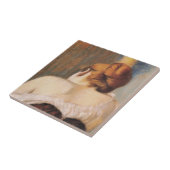 Carreau Femme dans une corse (par Federico Zandomeneghi) (Côté)