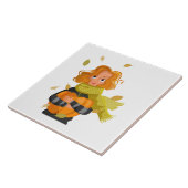 CARREAU FEMME D'AUTOMNE (Côté)