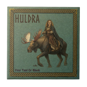 Carreau Femme de la forêt Huldra nordique