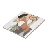 Carreau Femme en repos (Côté)