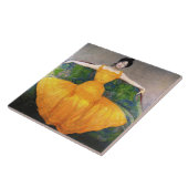 Carreau Femme en robe jaune (par Max Kurzweil) (Côté)