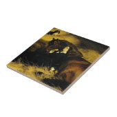 Carreau Femme et Cheval (Côté)