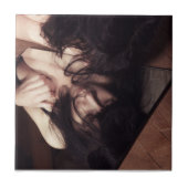 Carreau Femme et miroir (Devant)