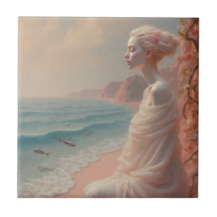 Carreau Femme éthérée sur Dreamy Beach