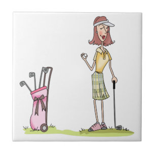Carreau Femme Golfer