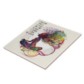 Carreau Femme inspirée Open Heart Carrelage en céramique (Côté)