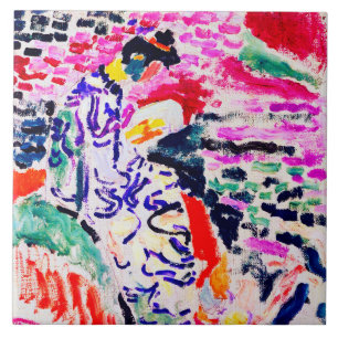 Carreau Femme japonaise au bord de l'eau, Matisse