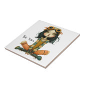 Carreau Femme Merveilleuse - Sois Toi. (Côté)