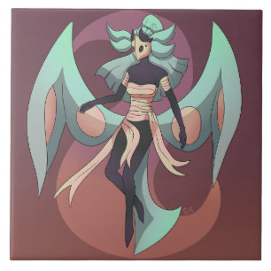 Carreau Femme papillon