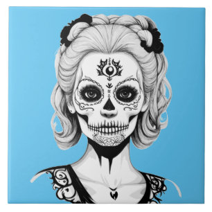 CARREAU FEMME SKULLHEAD