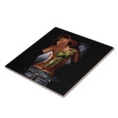 Carreau Femme tribale Dragon (Côté)