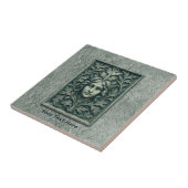 Carreau Femme verte - Pierre (Côté)