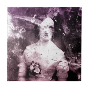 Carreau femme victorienne de 1800s