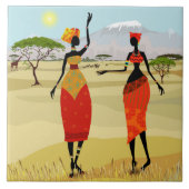 Carreau Femmes d'animation du Kenya (Devant)