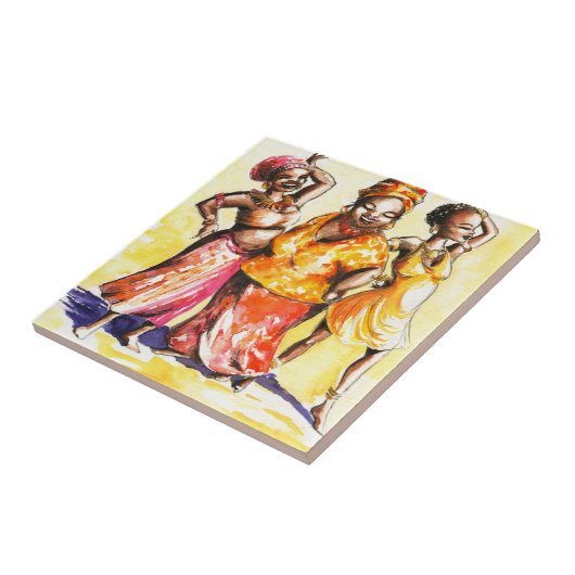 Carreau Femmes de danse (Côté)