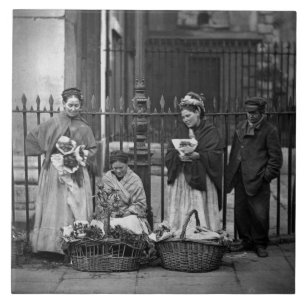 Carreau Femmes de fleur de jardin de Covent, de la 'vie