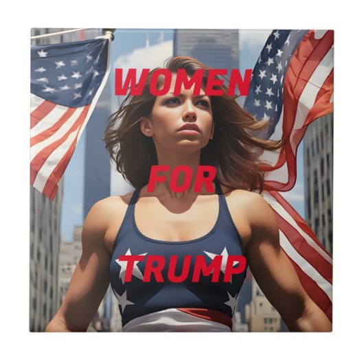 CARREAU FEMMES POUR TRUMP (Devant)