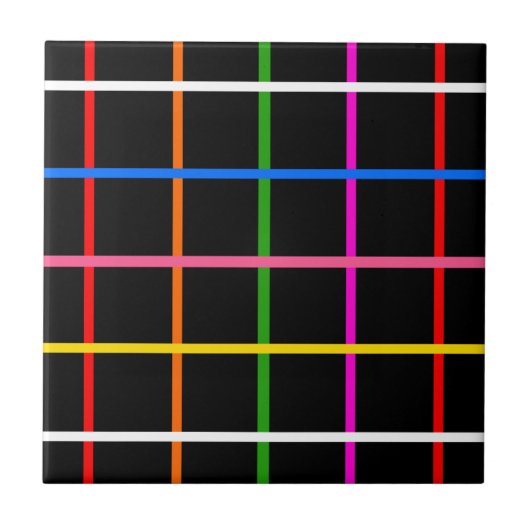 Carreau Fenêtre couleur Arrière - plan noir Conception pré (Devant)