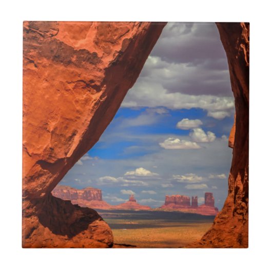 Carreau Fenêtre de roche sur Monument Valley, AZ (Devant)