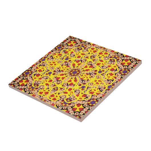 Carreau Fenêtre Rose AEtheric No. Duneen (décimal : 72) (Côté)