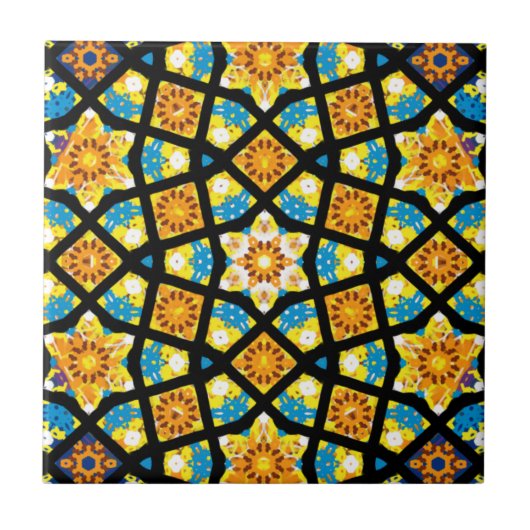 Carreau Fenêtre Rose AEtheric No. Quintka (décimal : 50) (Devant)