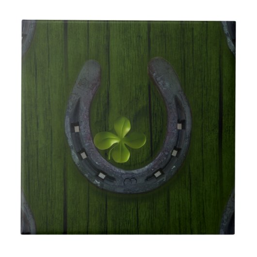 Carreau fer à cheval chanceux (Devant)