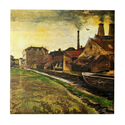 Carreau Fer Mill à La Haye par Vincent van Gogh (Devant)