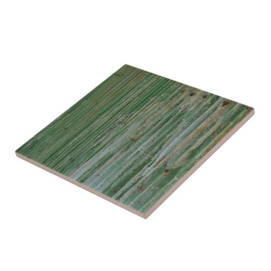 Carreau Fer ondulé rouillé (Côté)