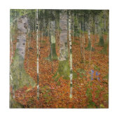 Carreau Ferme de Gustav Klimt- avec des arbres de bouleau (Devant)