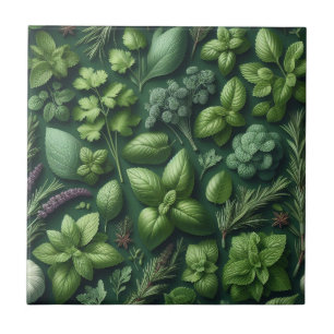 Carreau Ferme d'herbes rustiques Décoration de cuisine en