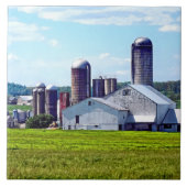 Carreau Ferme Pennsylvanie avec Silos (Devant)