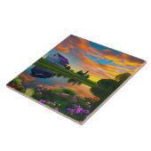 Carreau Ferme Purple Roof Pond à Sunrise (Côté)