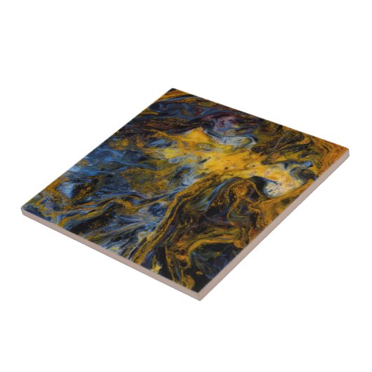 Carreau Fermeture Abstraite de Pietersite (Côté)