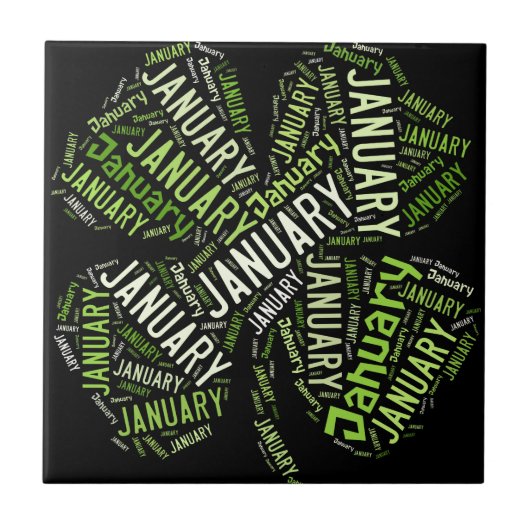 Carreau Fermeture feuille quatre janvier (Devant)