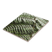 Carreau Fern Fronds II Dark Green Nature (Côté)