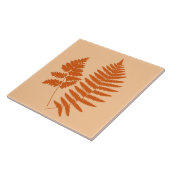 Carreau Ferne des bois, Pastel et Mandarin Orange (Côté)